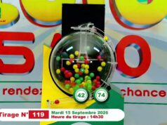 LONAB/FASO LOTO: les résultats du tirage du mardi 15 septembre 2026