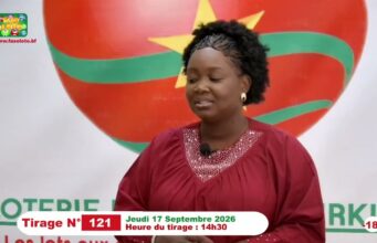 LONAB/FASO LOTO: les résultats du tirage du jeudi 17 septembre 2026