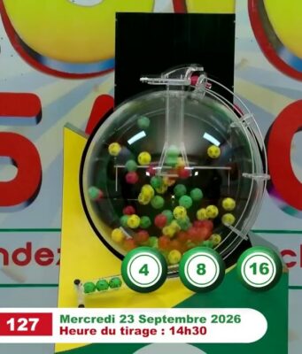 LONAB/FASO LOTO: les résultats du tirage du mercredi 23 septembre 2026