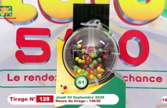 LONAB/FASO LOTO: les résultats du tirage du jeudi 24 septembre 2026