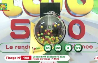 LONAB/FASO LOTO: les résultats du tirage du vendredi 4 septembre 2026
