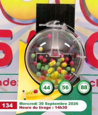LONAB/FASO LOTO: les résultats du tirage du mercredi 30 septembre 2026
