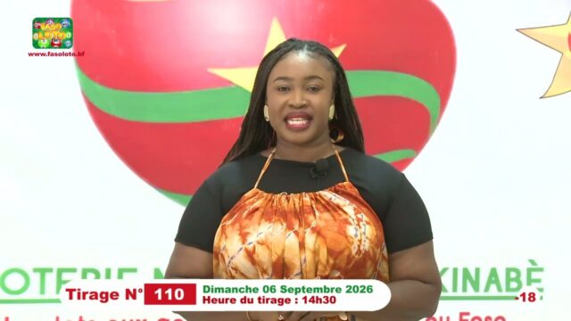 LONAB/FASO LOTO: les résultats du tirage du dimanche 6 septembre 2026
