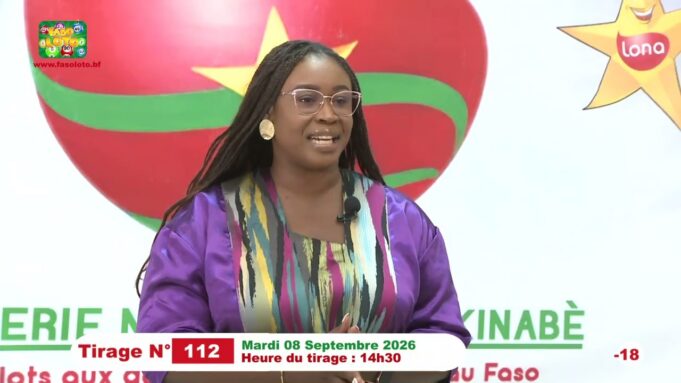 LONAB/FASO LOTO: les résultats du tirage du mardi 8 septembre 2026