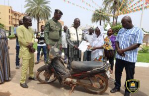 Ouagadougou: des motos volées, retrouvées, et restituées par la police