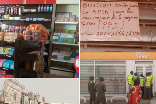 Ouagadougou: cinq commerces fermés, quatre personnes réquisitionnées pour des travaux d’intérêt général