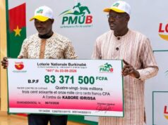LONAB: un plombier récolte plus de 83 millions FCFA