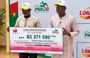 LONAB: un plombier récolte plus de 83 millions FCFA