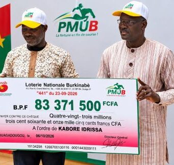LONAB: un plombier récolte plus de 83 millions FCFA
