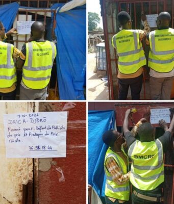 Burkina: des boutiques scellées et des marchandises illicites saisies à Toula