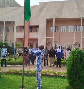 Moov Africa-ONATEL: les valeurs républicaines et patriotiques du Faso réaffirmées autour du drapeau national