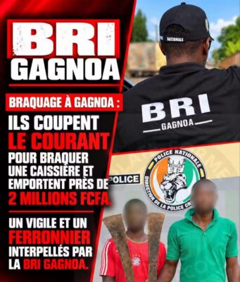 Ils coupent le courant pour braquer une caissière et tombent dans les filets de la BRI