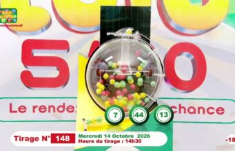 LONAB/FASO LOTO: les résultats du tirage du mercredi 14 octobre 2026
