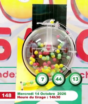 LONAB/FASO LOTO: les résultats du tirage du mercredi 14 octobre 2026