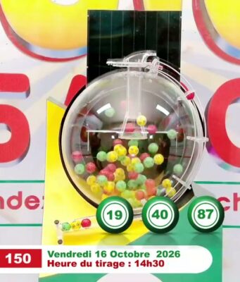 LONAB/FASO LOTO: les résultats du tirage du vendredi 16 octobre 2026