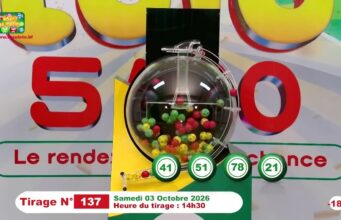 LONAB/FASO LOTO: les résultats du tirage du samedi 3 octobre 2026