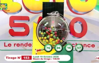 LONAB/FASO LOTO: les résultats du tirage du lundi 19 octobre 2026