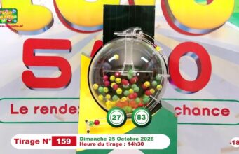 LONAB/FASO LOTO: les résultats du tirage du dimanche 25 octobre 2026