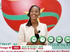 LONAB/FASO LOTO: les résultats du tirage du jeudi 29 octobre 2026