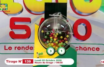 LONAB/FASO LOTO: les résultats du tirage du lundi 5 octobre 2026