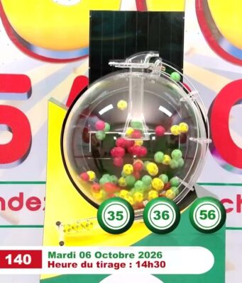 LONAB/FASO LOTO: les résultats du tirage du mardi 6 octobre 2026