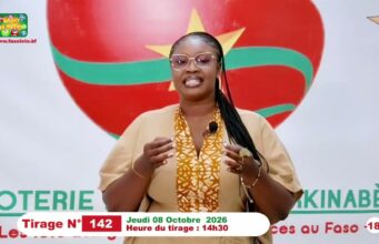 LONAB/FASO LOTO: les résultats du tirage du jeudi 8 octobre 2026